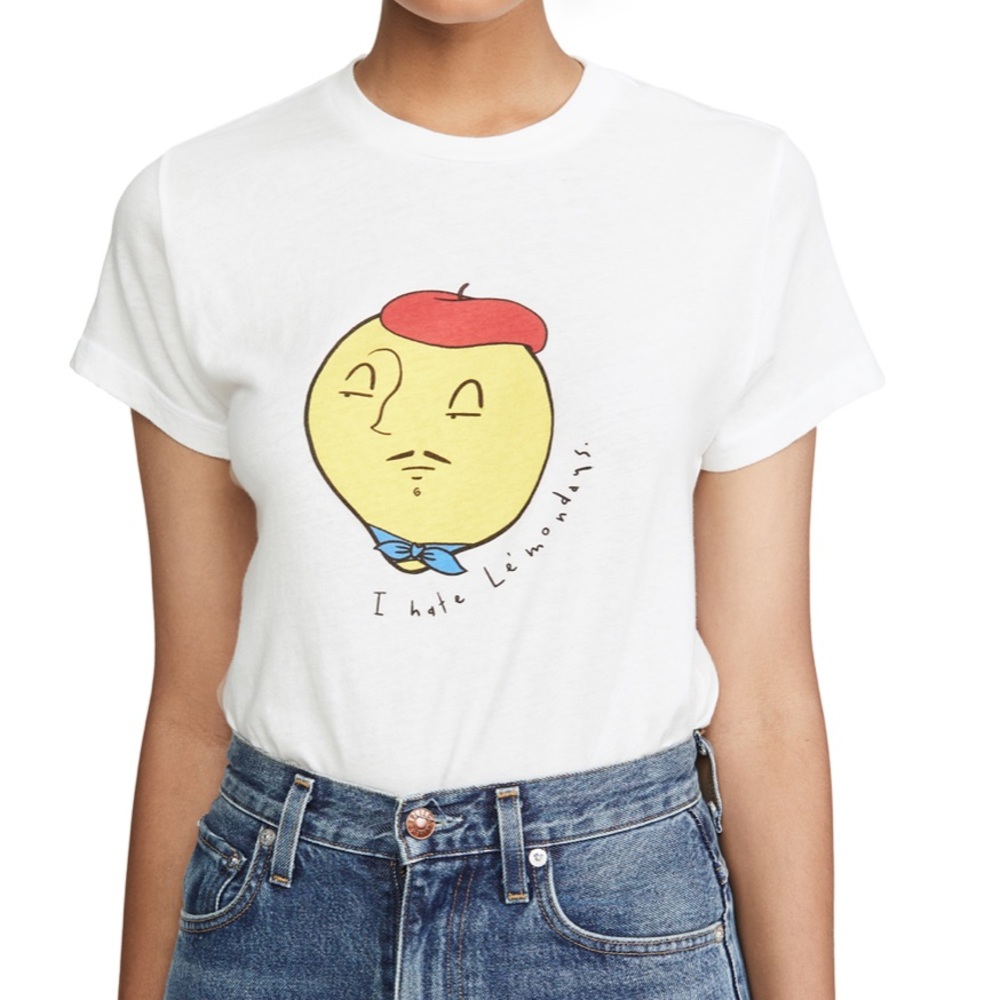 AGOLDE Lemon Baby Tee
